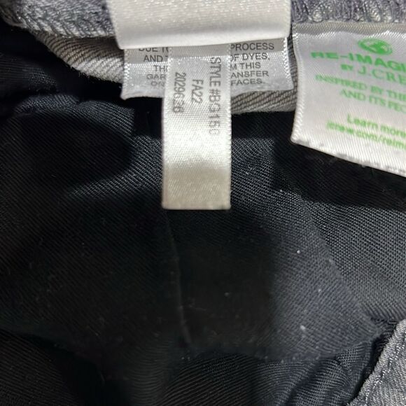 J. Crew Factory bg156 Straight-fit grey jean in signature flex - NWT 34/30 - Picture 13 of 13